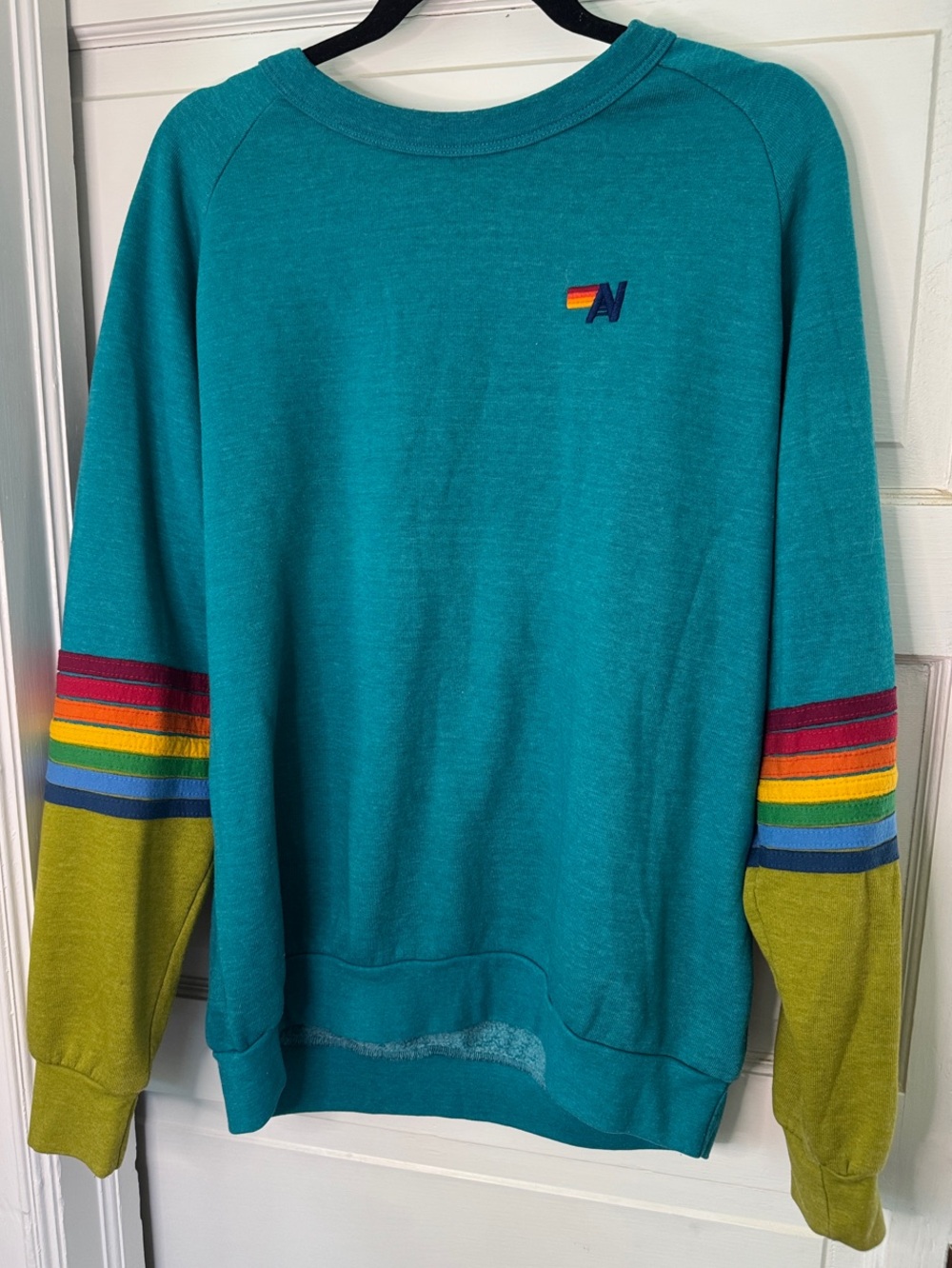 Aviator Nation Sweatshirt with signature Sleeve Stripes